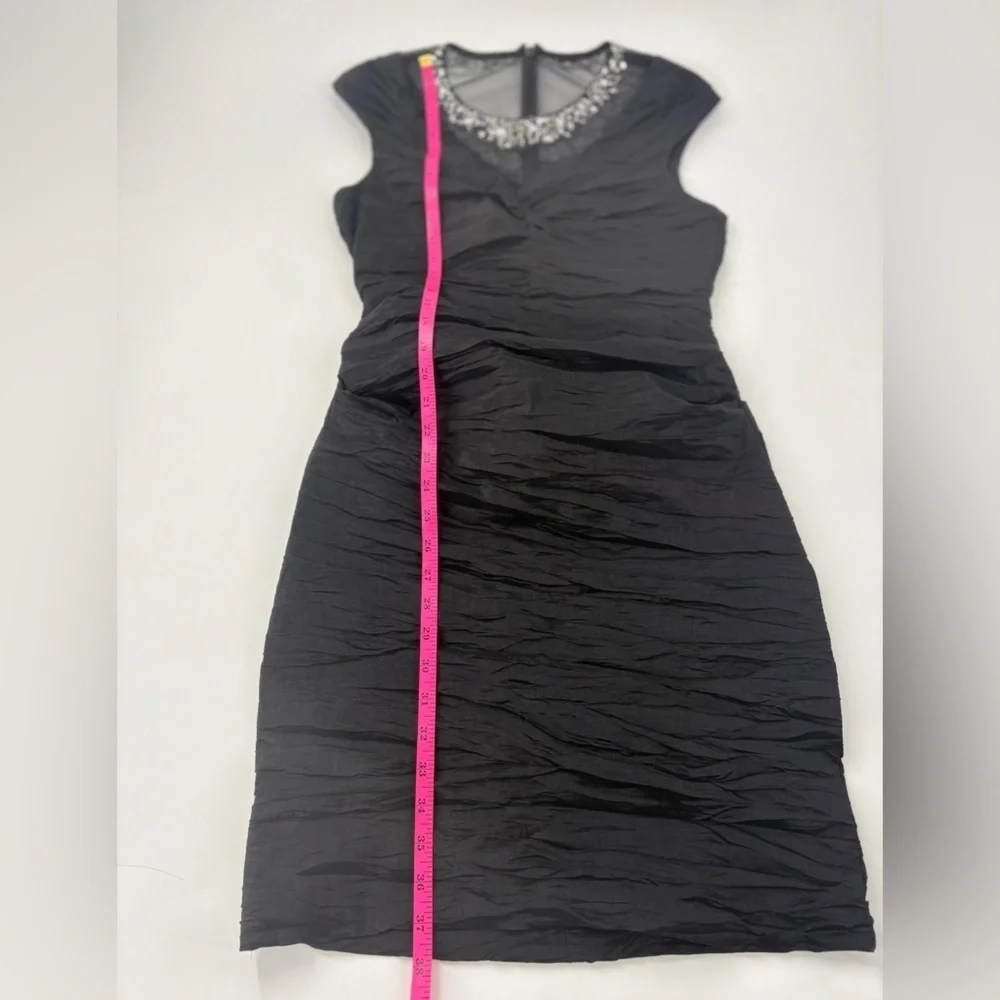 Collections By Lourea Crinkle V Shaped Cocktail Formal Dress- Size 8 - Picture 5 of 6